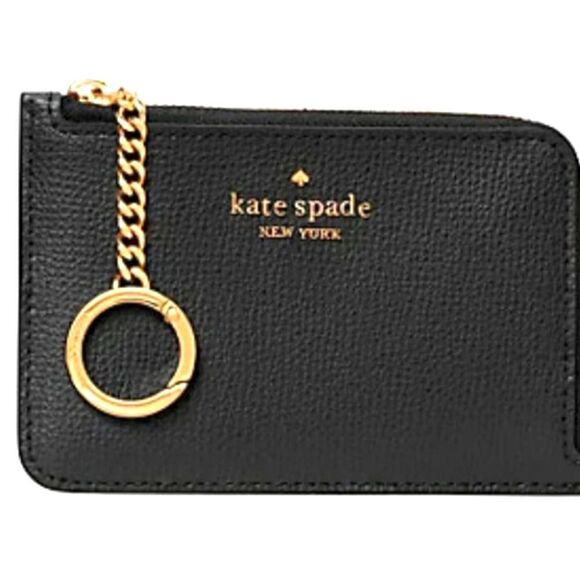 Kate Spade Darcy Medium L Zip Leather Card Holder - Picture 2 of 10